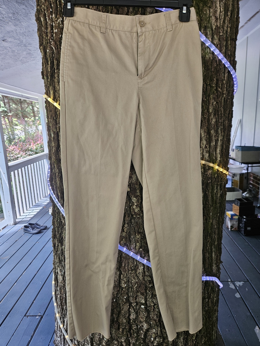 Lands' End Beige Casual Kids' Pants Size 14